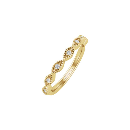 .07 CTW Natural Diamond Matching Band, 3 mm
