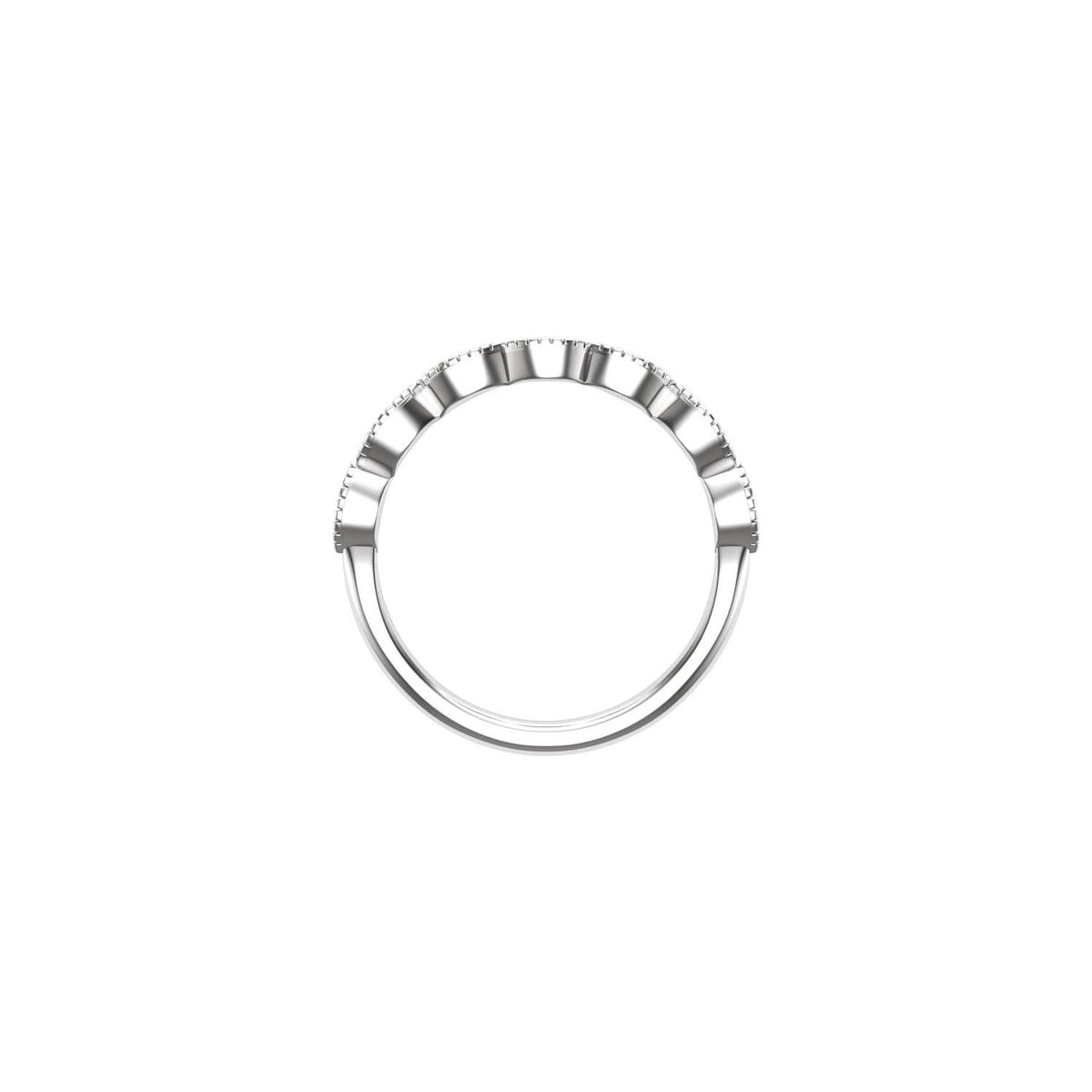 .07 CTW Natural Diamond Matching Band, 3 mm