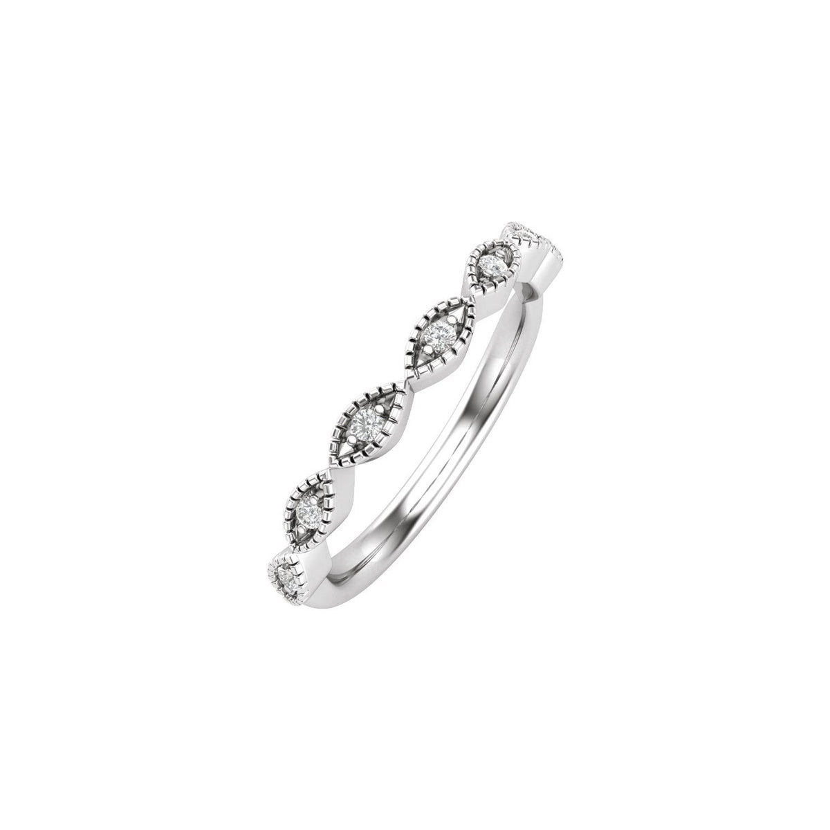 .07 CTW Natural Diamond Matching Band, 3 mm