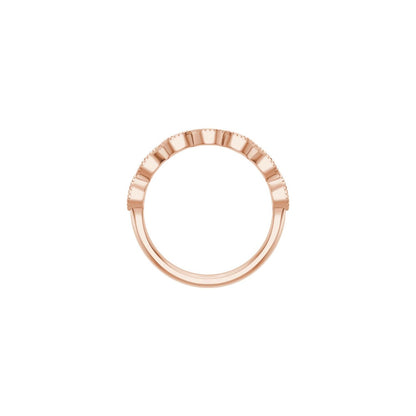 .07 CTW Natural Diamond Matching Band, 3 mm