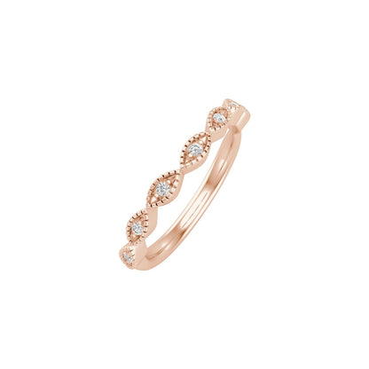 .07 CTW Natural Diamond Matching Band, 3 mm
