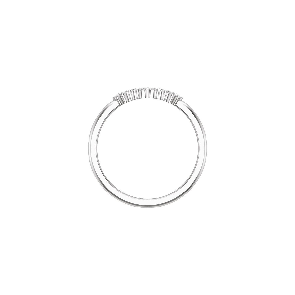 1/4 CTW Natural Diamond Matching Band, 26.6 mm