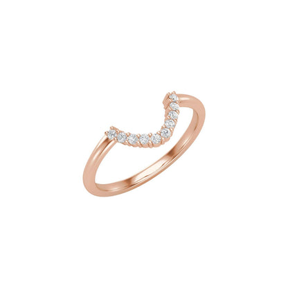1/4 CTW Natural Diamond Matching Band, 26.6 mm