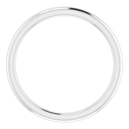 Platinum Matching Band, 2 mm