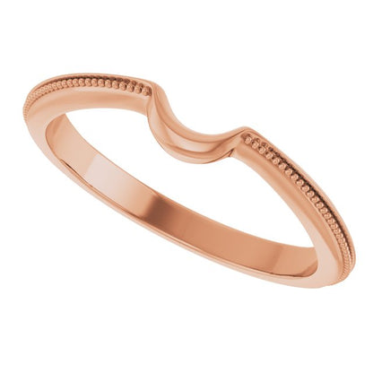 Matching Band for Oval Ring