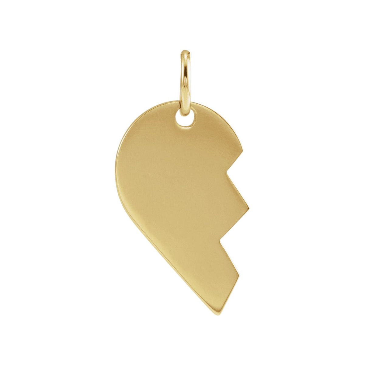 17x10 mm Right Broken Heart Pendant