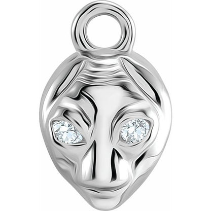Petite Pavé® .01 CTW Natural Diamond Alien Dangle