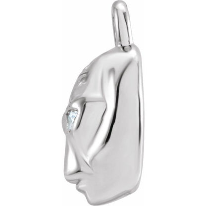 Petite Pavé® .01 CTW Natural Diamond Alien Dangle