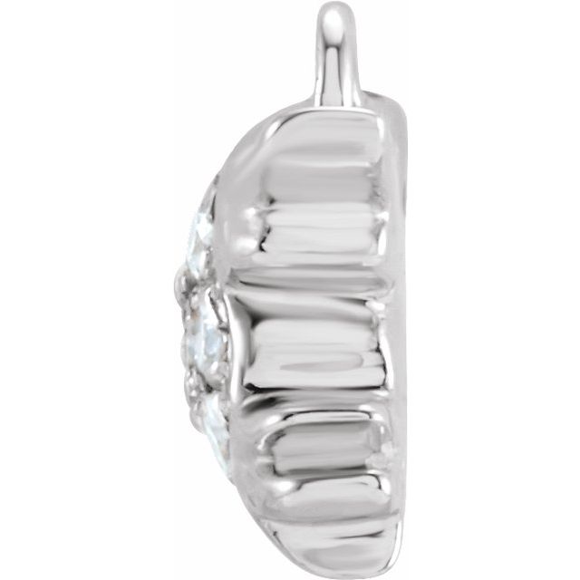 Petite Pavé® .04 CTW Natural Diamond Bird Dangle