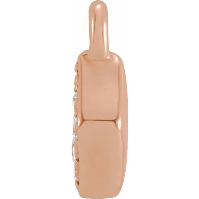 Petite Pavé® .04 CTW Natural Diamond Dangle