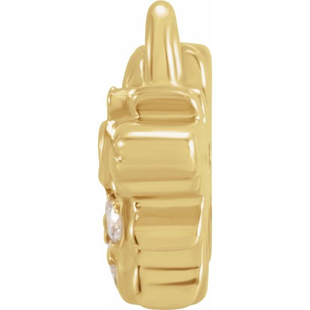 Petite Pavé® .02 CTW Natural Diamond Bee Dangle