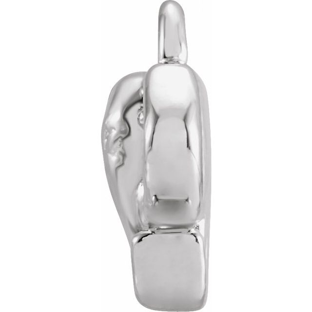 Petite Pavé® .02 CTW Natural Diamond Elephant Dangle
