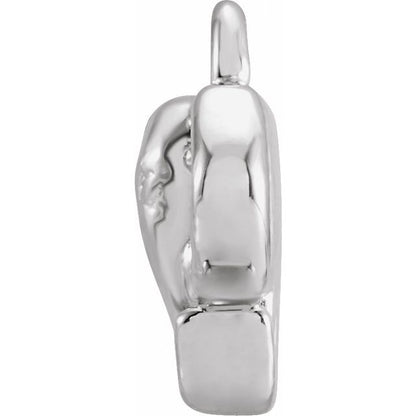 Petite Pavé® .02 CTW Natural Diamond Elephant Dangle