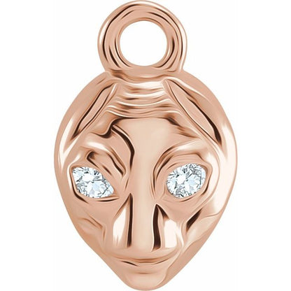 Petite Pavé® .01 CTW Natural Diamond Alien Dangle