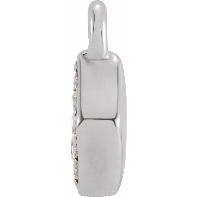 Petite Pavé® Natural Emerald Dangle