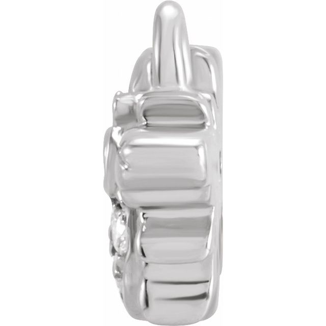 Petite Pavé® .02 CTW Natural Diamond Bee Dangle