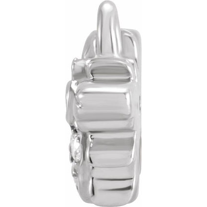 Petite Pavé® .02 CTW Natural Diamond Bee Dangle