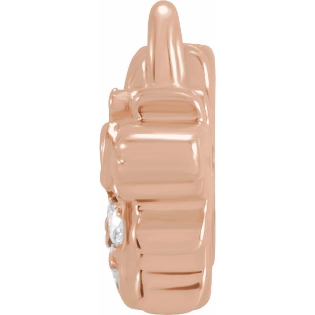 Petite Pavé® .02 CTW Natural Diamond Bee Dangle