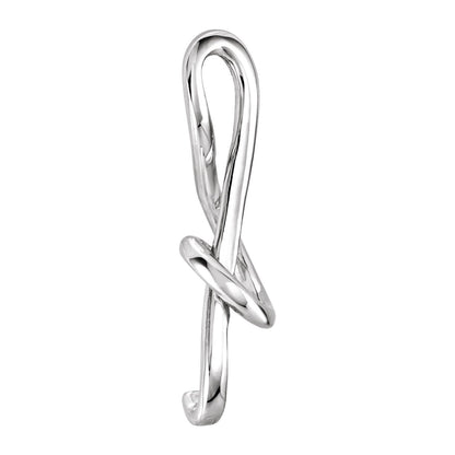 14K White Gold Treble Clef Pendant