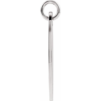 Elongated Oval Pendant