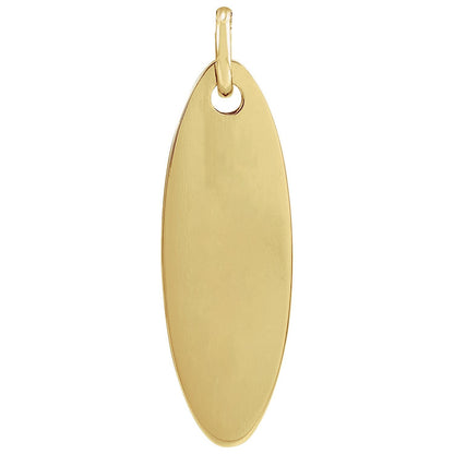 Elongated Oval Pendant