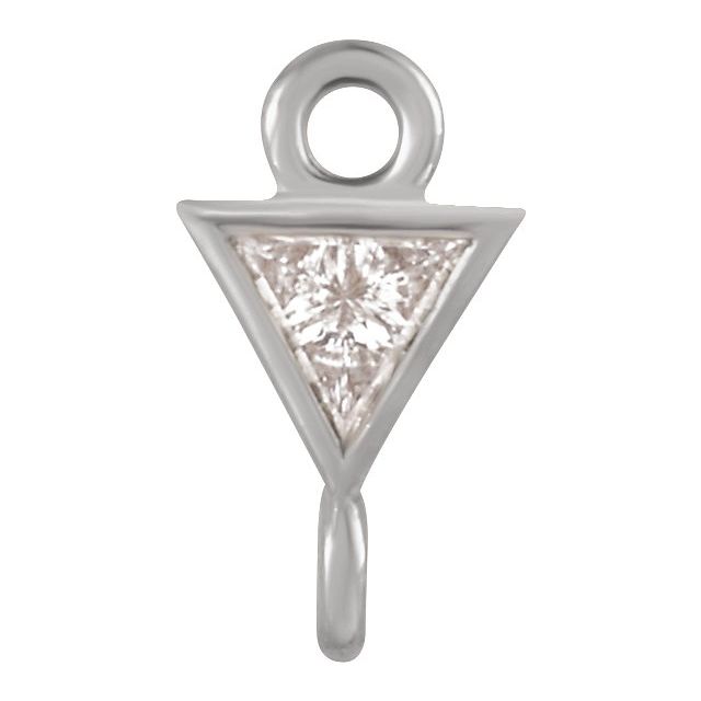 .04 CT Natural Diamond Bezel-Set Link