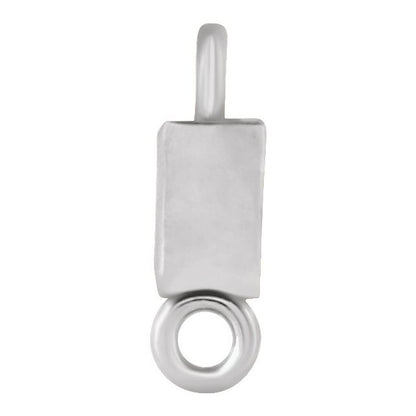 1/8 CT Natural Diamond Bezel-Set Link, 5.24 mm x 8.09