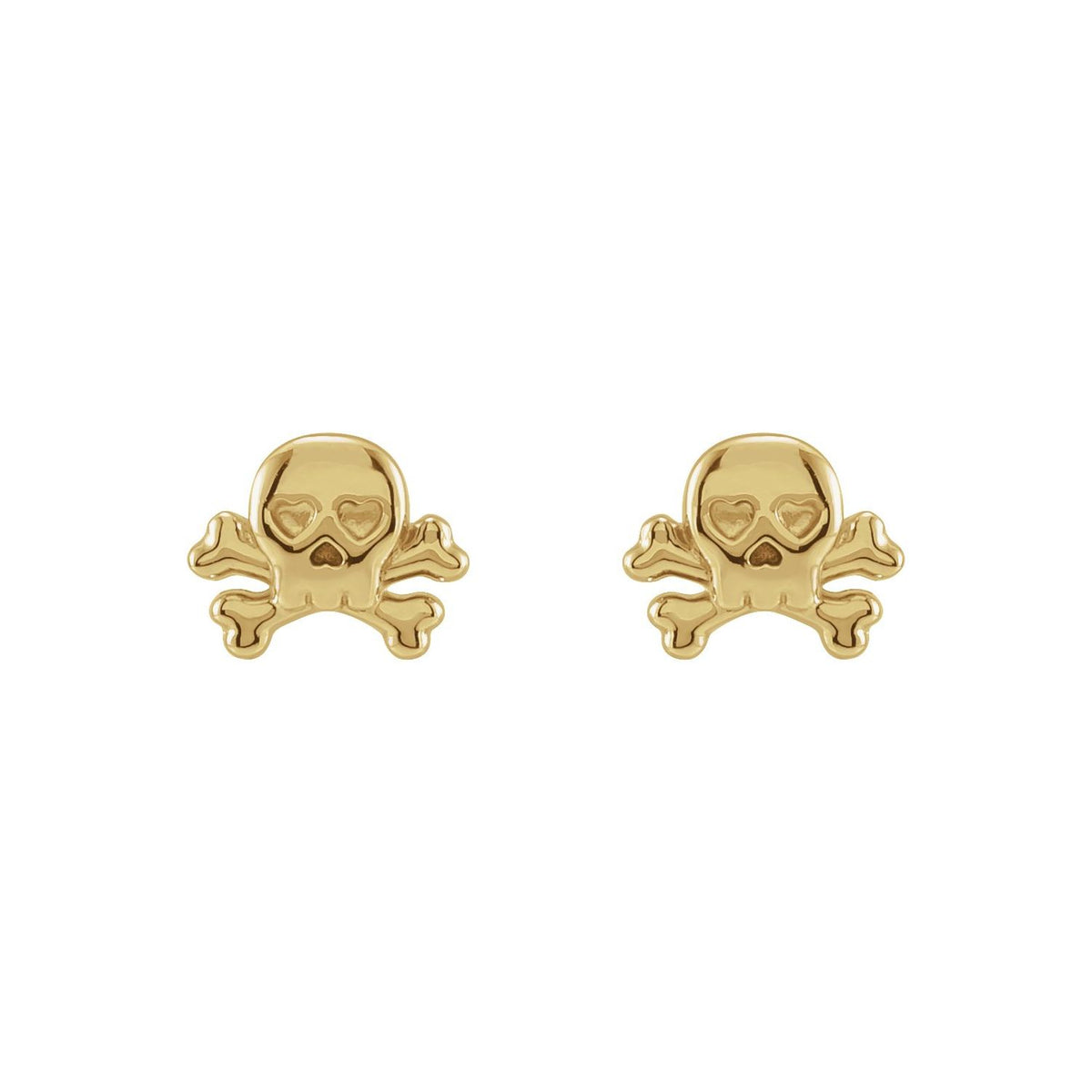 Petite Skull & Crossbones Earrings