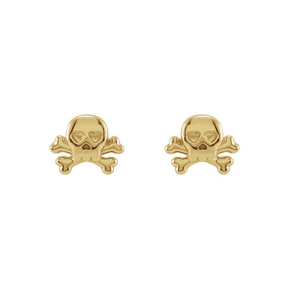 Petite Skull & Crossbones Earrings