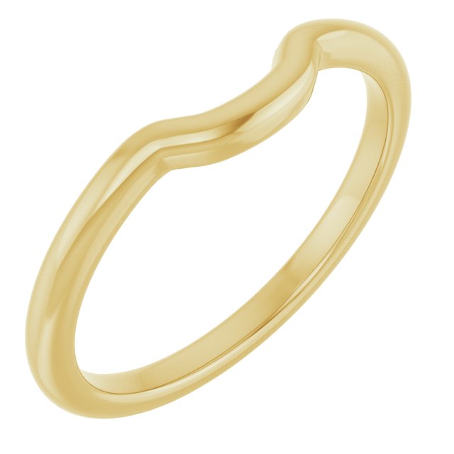 Matching Band, 3.75 mm, Solitaire Hidden Crown Engagement
