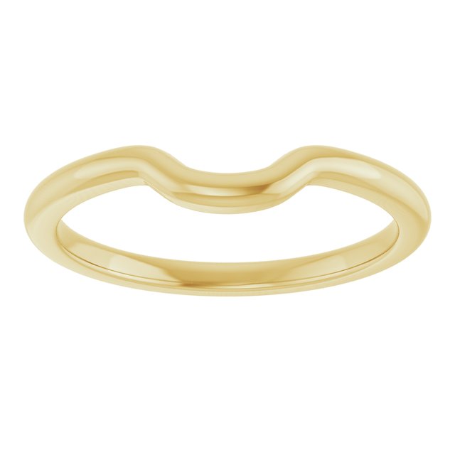 Matching Band, 3.75 mm, Solitaire Hidden Crown Engagement