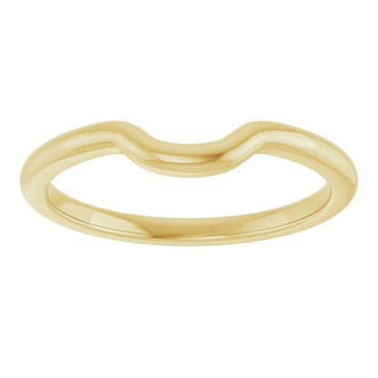 Matching Band, 3.75 mm, Solitaire Hidden Crown Engagement