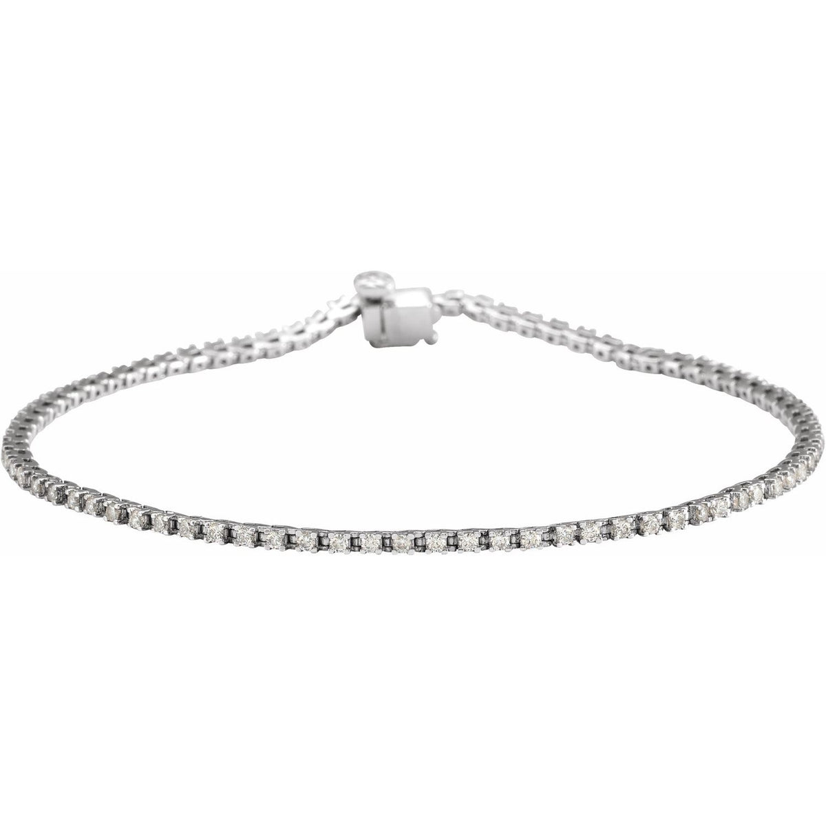 1 CTW Lab-Grown Diamond Line 7 1/4" Bracelet