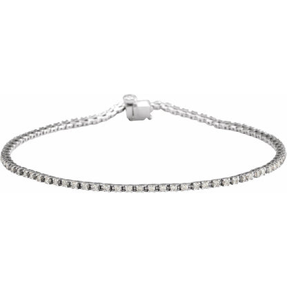 1 CTW Lab-Grown Diamond Line 7 1/4" Bracelet