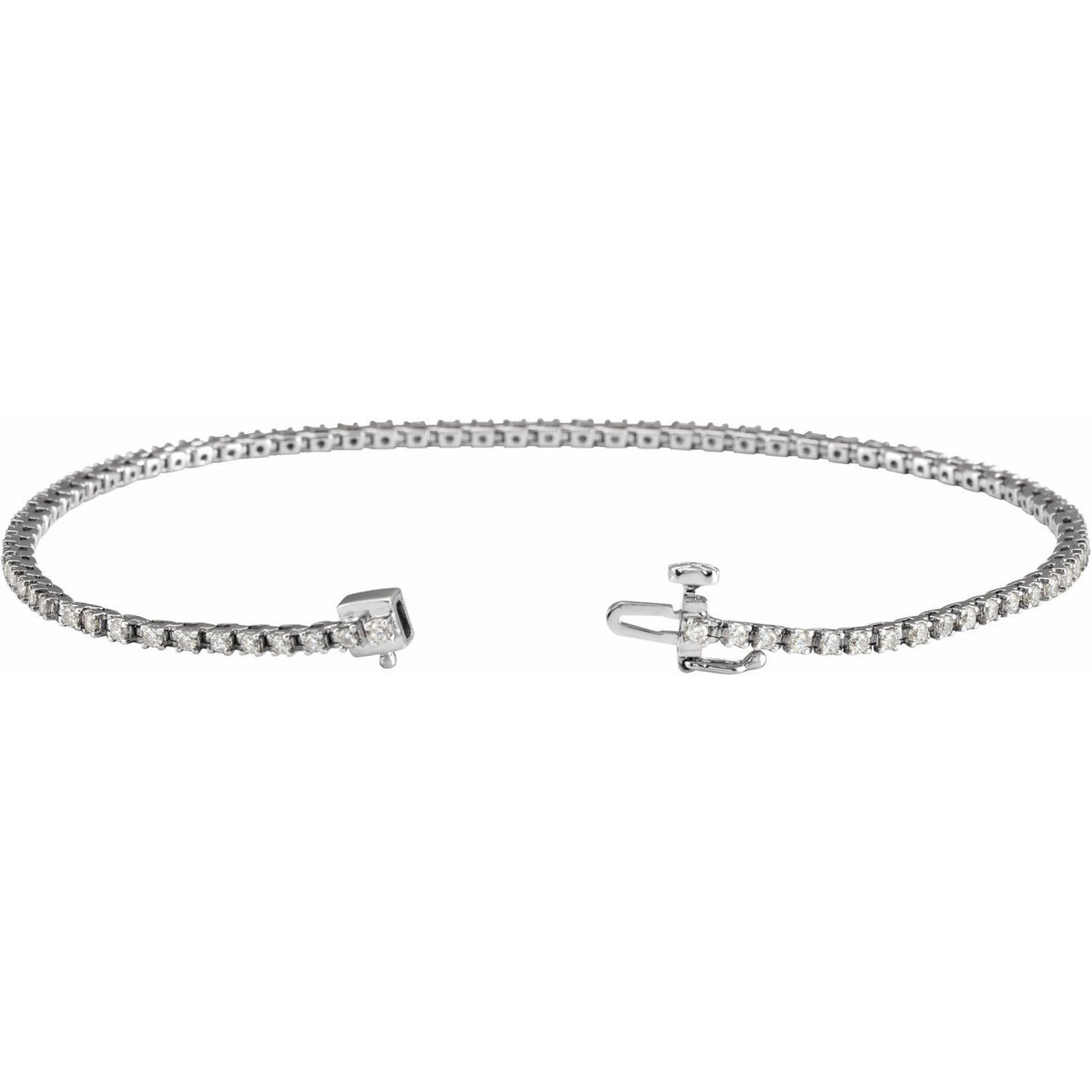 1 CTW Lab-Grown Diamond Line 7 1/4" Bracelet