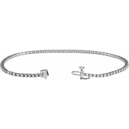 1 CTW Lab-Grown Diamond Line 7 1/4" Bracelet