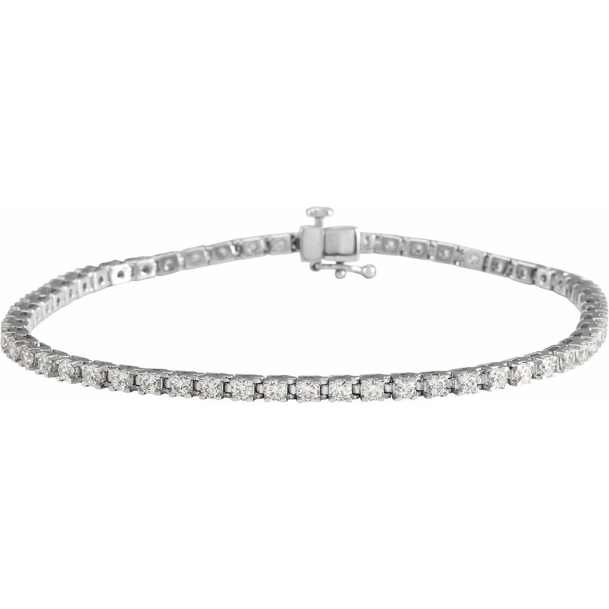 3 CTW Lab-Grown Diamond Line 7 1/4" Bracelet