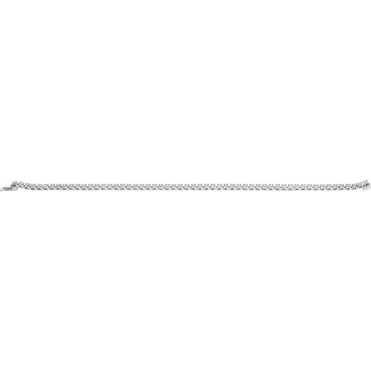 3 CTW Lab-Grown Diamond Line 7 1/4" Bracelet
