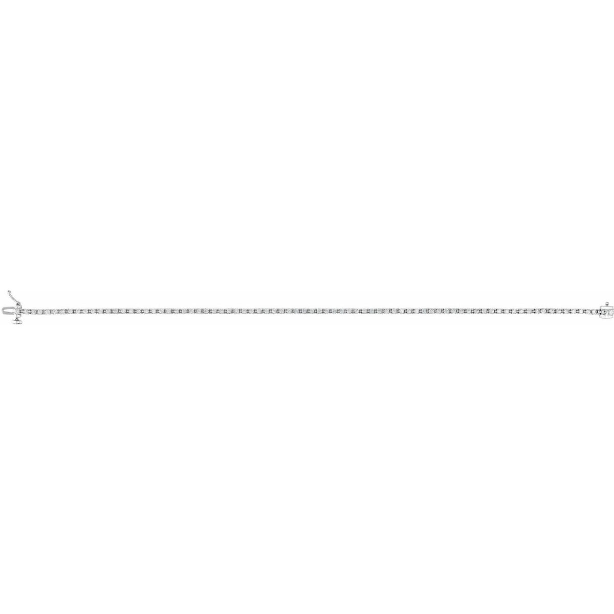 1 CTW Lab-Grown Diamond Line 7 1/4" Bracelet