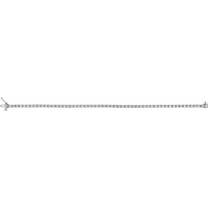 3 CTW Lab-Grown Diamond Line 7 1/4" Bracelet