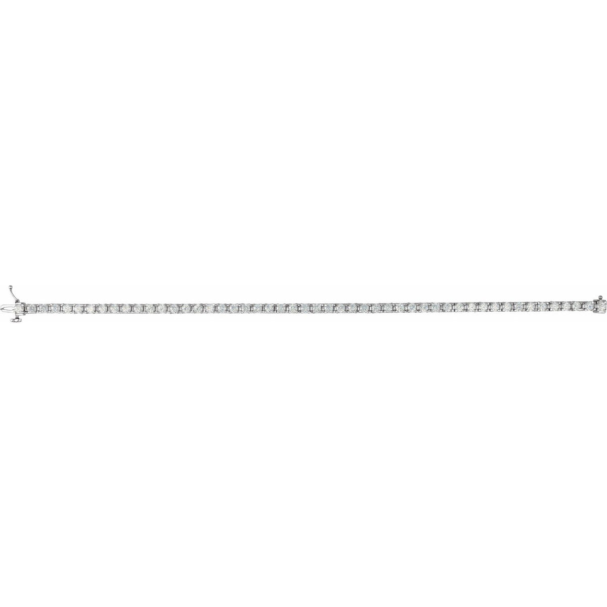4 CTW Lab-Grown Diamond Line 7 1/4" Bracelet