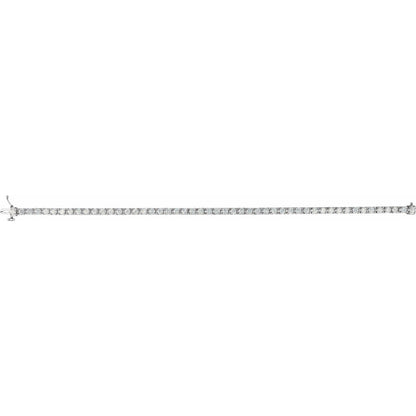 4 CTW Lab-Grown Diamond Line 7 1/4" Bracelet