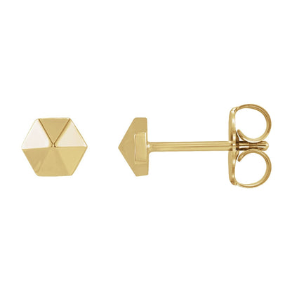 Hexagon Earrings