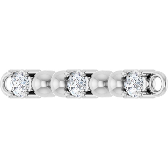 .08 CTW Natural Diamond Link