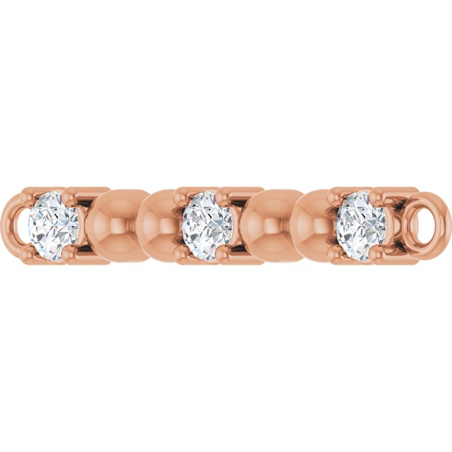.08 CTW Natural Diamond Link