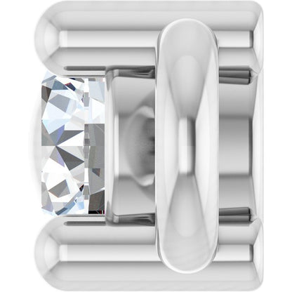.08 CTW Lab-Grown Diamond Bar Link, 2.3 mm x 17.9 mm