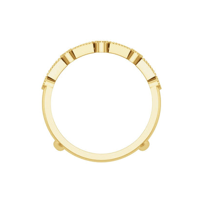 1/2 CTW Natural Diamond Ring Guard, Style 5