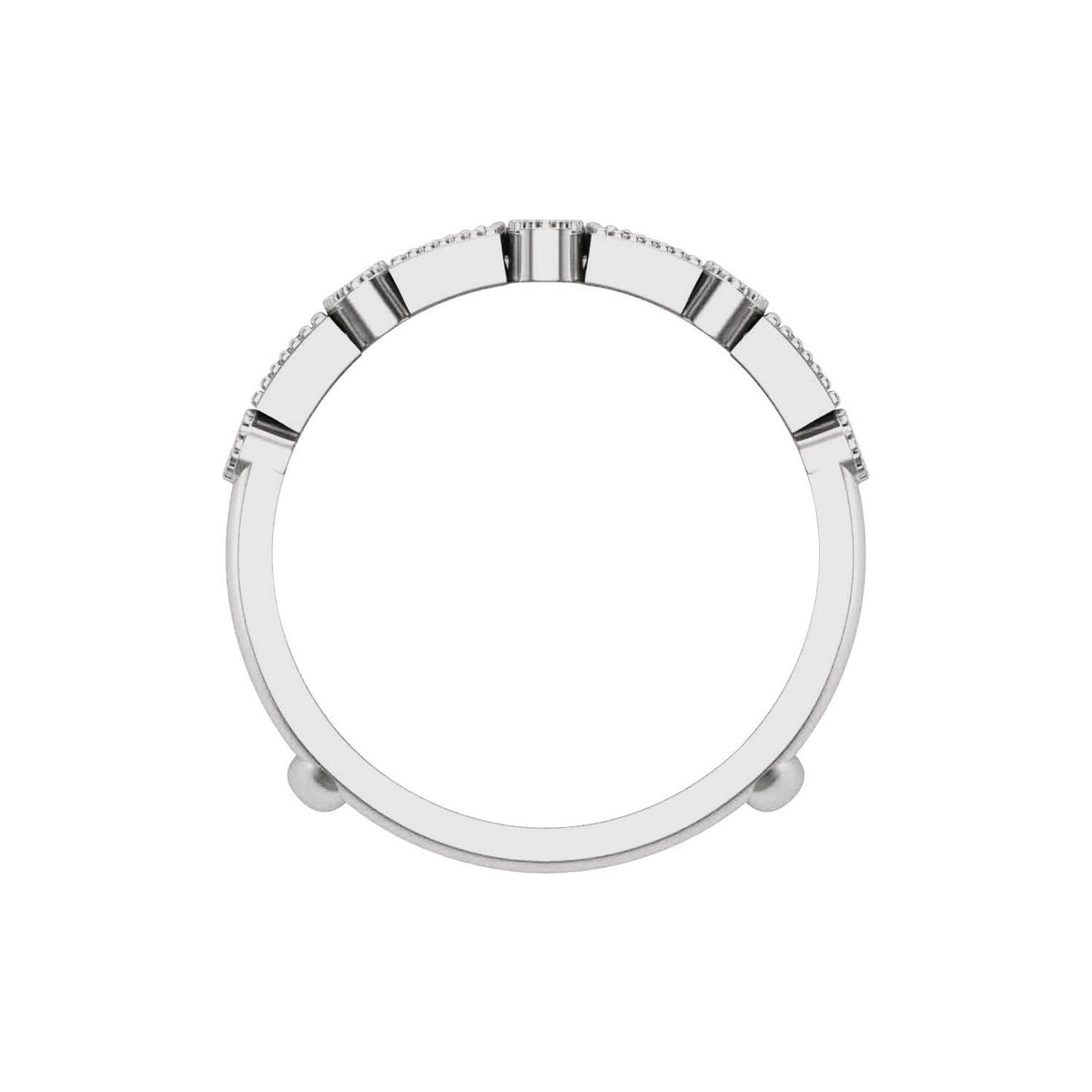 1/2 CTW Natural Diamond Ring Guard, Style 5