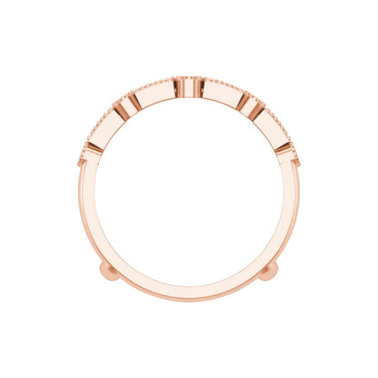 1/2 CTW Natural Diamond Ring Guard, Style 5