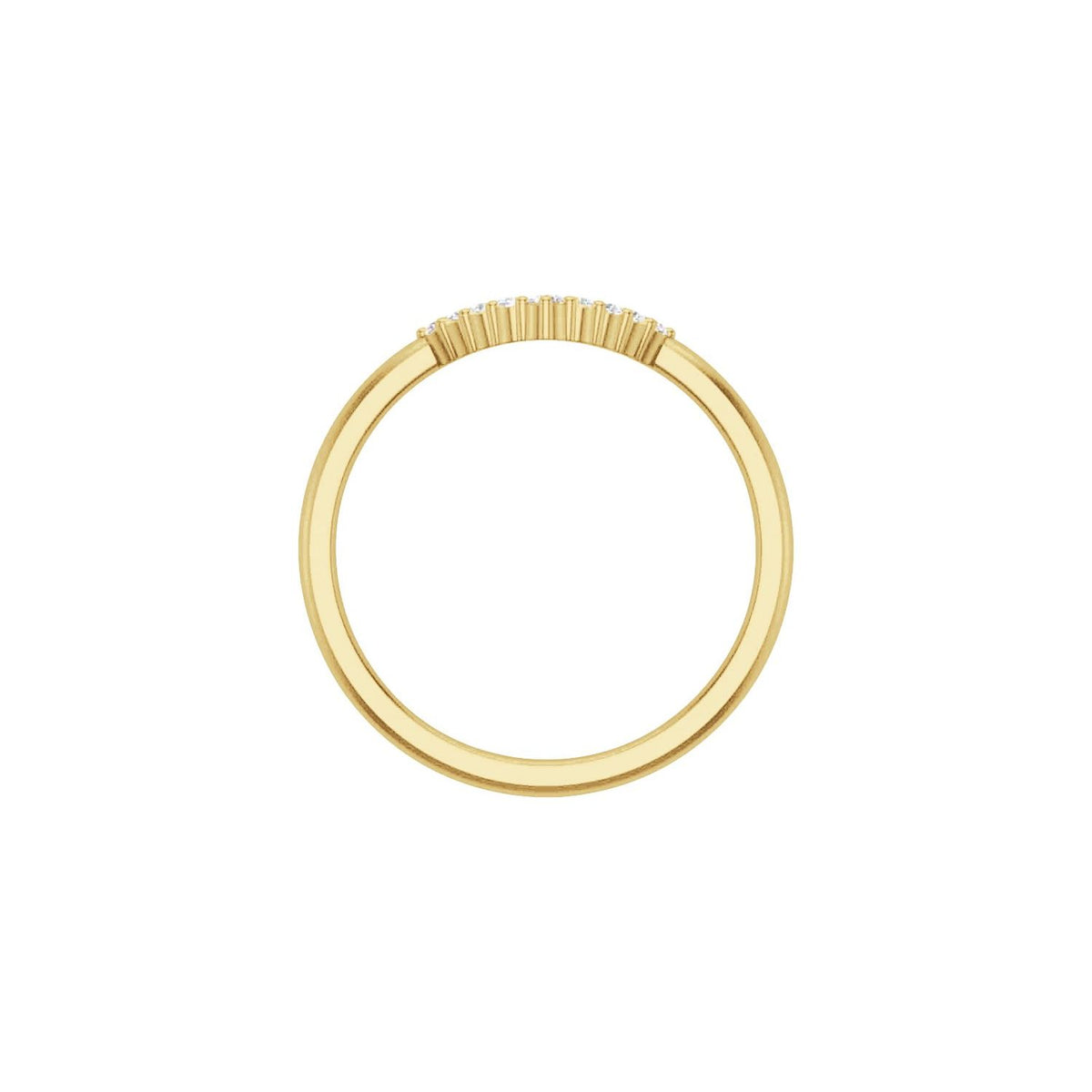 1/6 CTW Natural Diamond Matching Band, 9 mm
